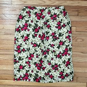 Vintage Floral Skirt